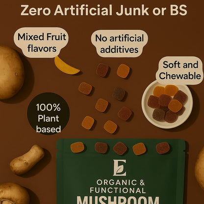 ELLIXORA™ MUSHROOM ASHWAGANDHA GUMMIES